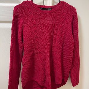 Jeanne Pierre red sweater